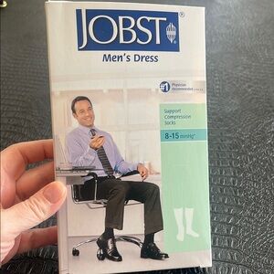 JOBST Men's Dress Compression Socks - Black X-Large